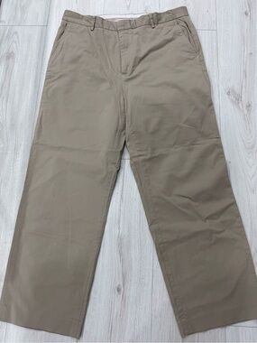 Calvin Klein Men's Tan Straight-Leg Chinos
